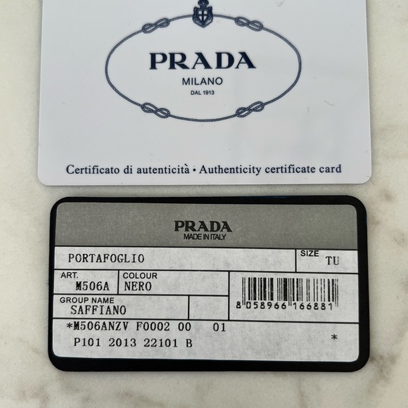 Prada Leather Zip Around Wallet - Picture 2 of 5